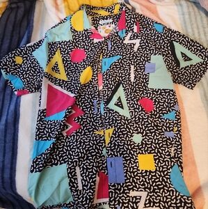 80s Arcade Oh Snap! Ragstock Button Up M